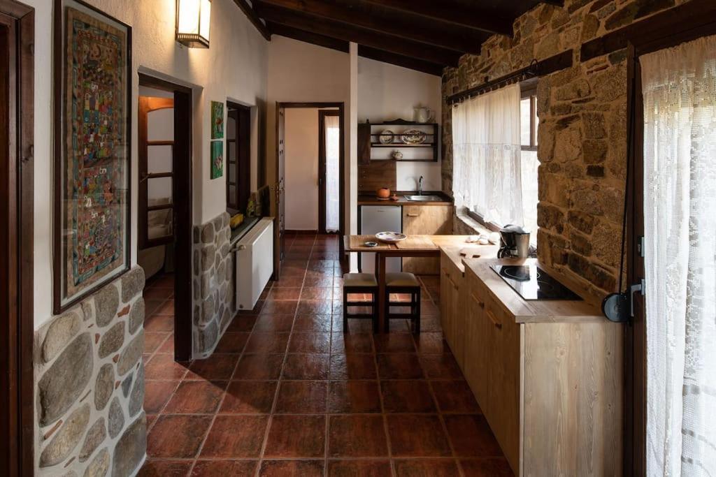 Traditionelles Appartement Athos Shadow Am Meer Paralia Sikias Bagian luar foto