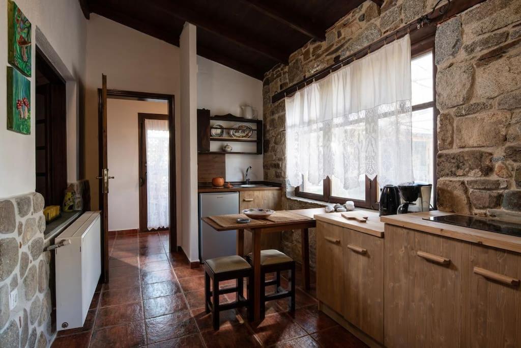 Traditionelles Appartement Athos Shadow Am Meer Paralia Sikias Bagian luar foto