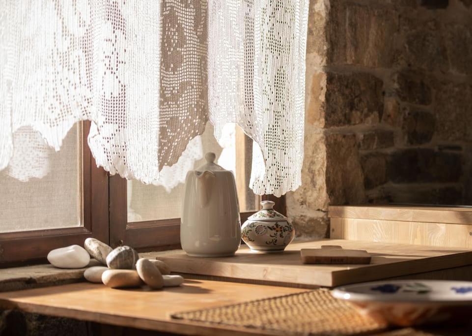 Traditionelles Appartement Athos Shadow Am Meer Paralia Sikias Bagian luar foto